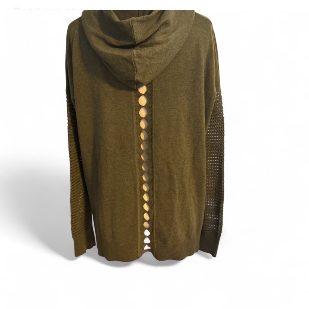 Chic Olive Hooded Cardigan
